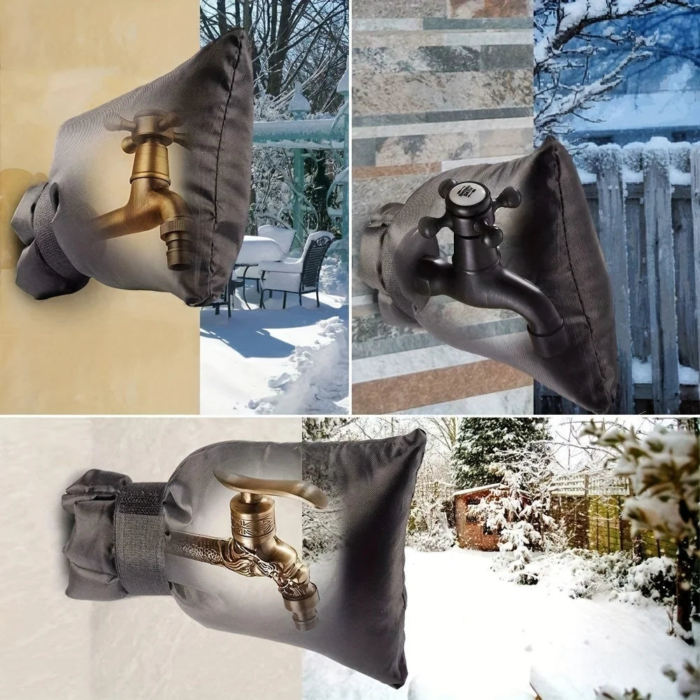 Reusable Outdoor Faucet Cover – Insulated Spigot Protector for Winter
