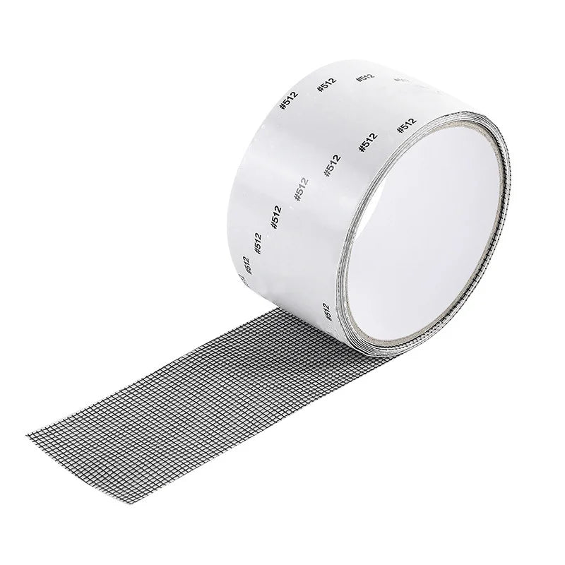 Self-Adhesive Window Screen Repair Patch - Waterproof Mesh Tape for Holes & Insect Prevention