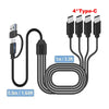 4-Port USB-C Charging Hub (USB-A Powered, 1.5 m Cable)