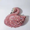 Swan Shaped Crystal Evening Clutch with Rhinestone Accents