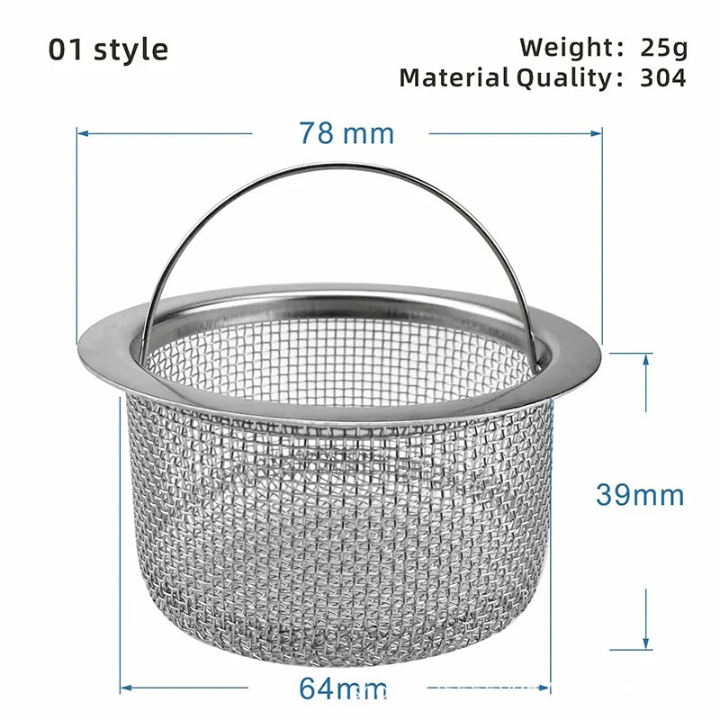 Colador de Acero Inoxidable para Fregadero