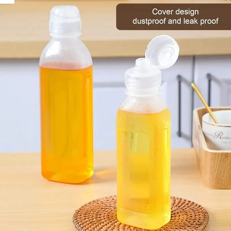 Plastic Squeeze Bottle for Oil, Salad Dressing & BBQ Sauce