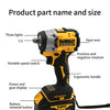 Brushless Cordless Impact Wrench with LED Light
