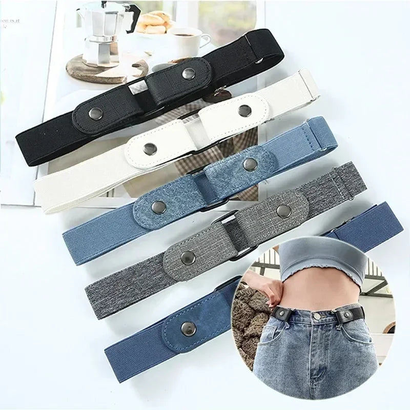 Invisible Elastic Canvas Belt for Jeans and Pants