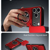 Rotating Magnetic Ring Phone Case with Kickstand for iPhone