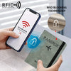 Vintage PU Travel Passport Holder with RFID Protection