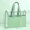 Clear PVC Tote Bag with Reinforced Handles