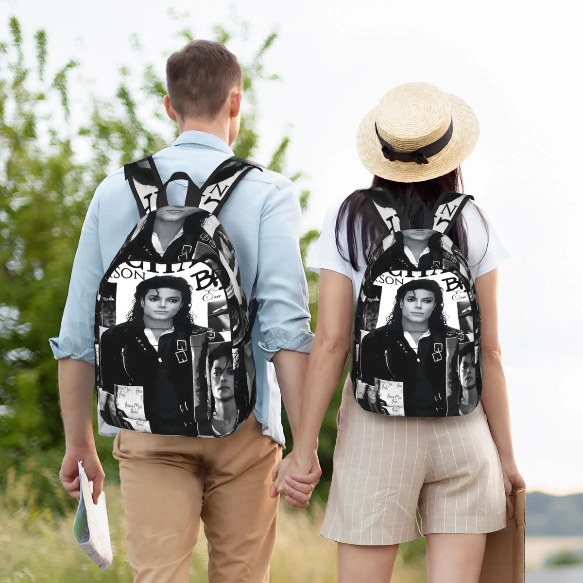 Musical Icon Tribute Backpack for Everyday Use