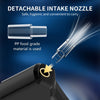 A detachable intake nozzle made of PP food grade material is shown being used on a device.
