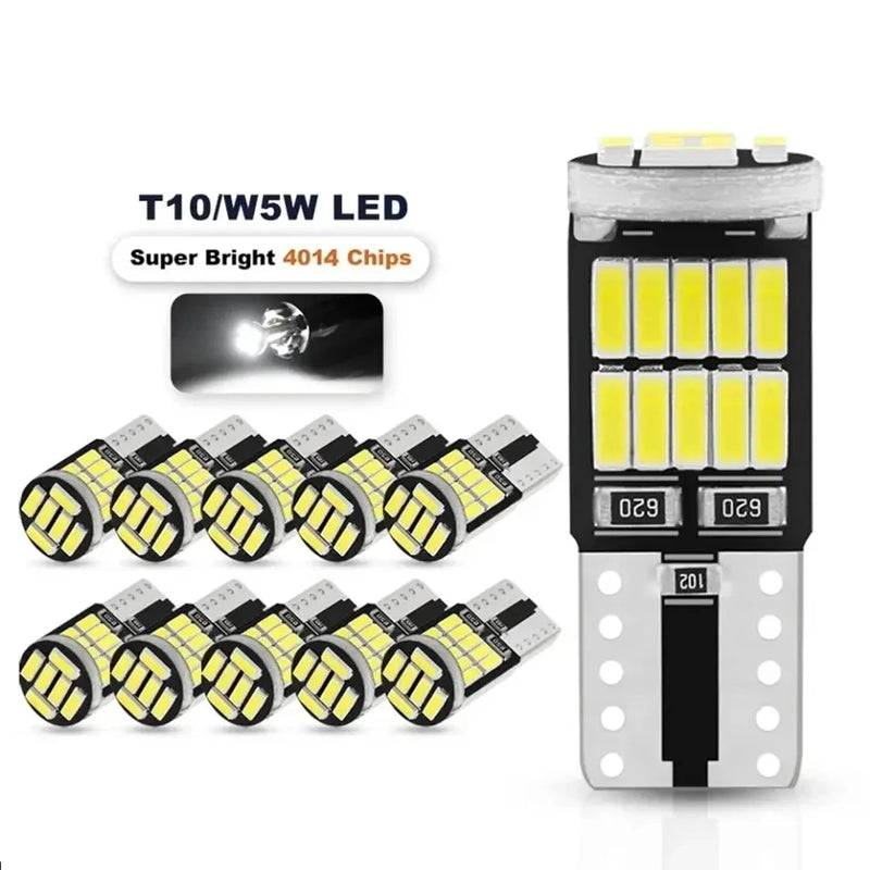 T10 W5W LED Innenraum-Lampen für Autos – 10er-Pack