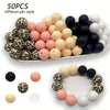 Soft Silicone Floral Beads for Jewelry Making