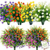 UV-Resistant Artificial Flower Bouquet for Indoor & Outdoor Decor