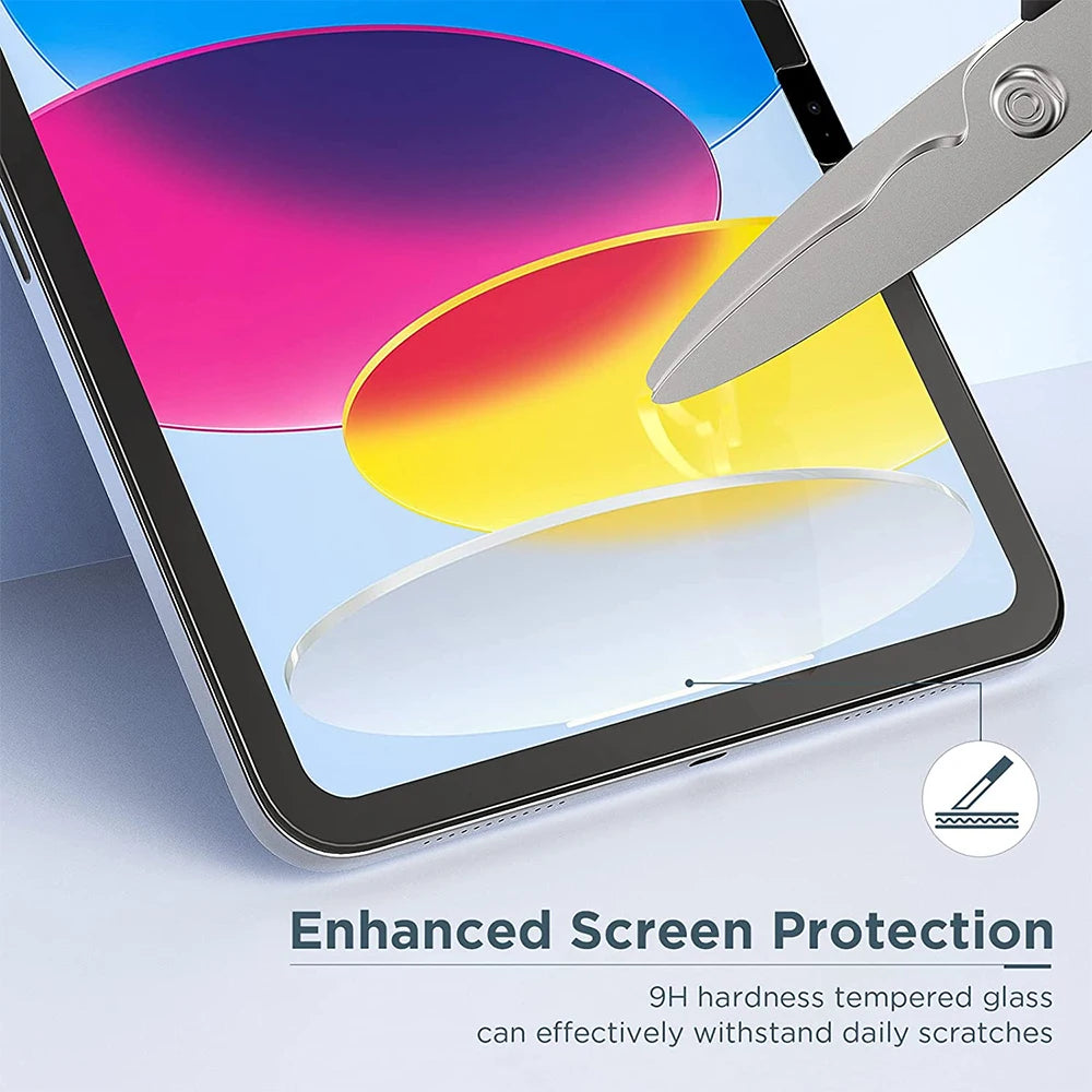 Ultra-Clear Tempered Glass Screen Protector for iPad