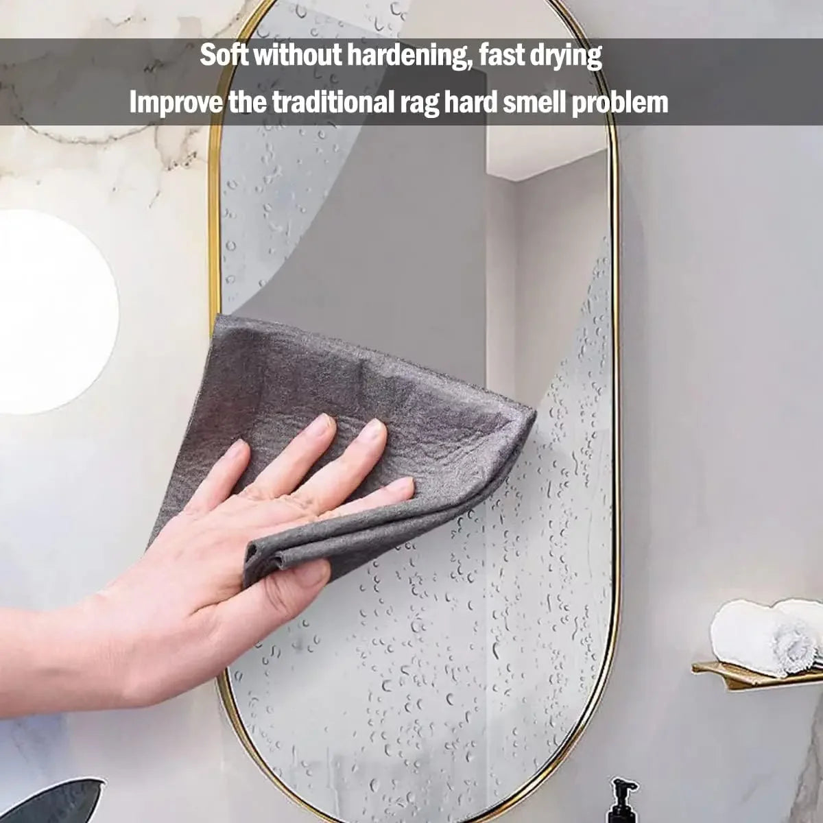 Microfiber Fish Scale Cleaning Cloths (5-Pack)