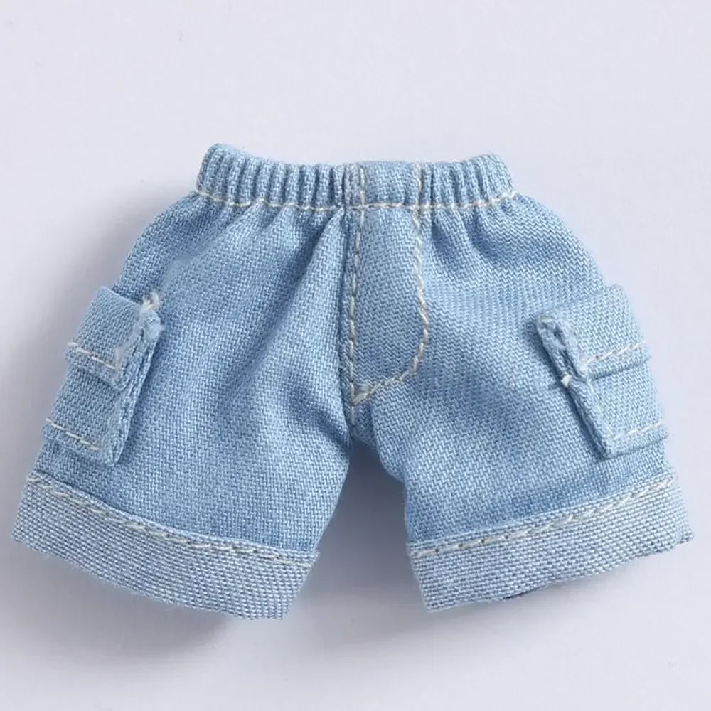Mini Denim Shorts for 1/12 BJD Dolls