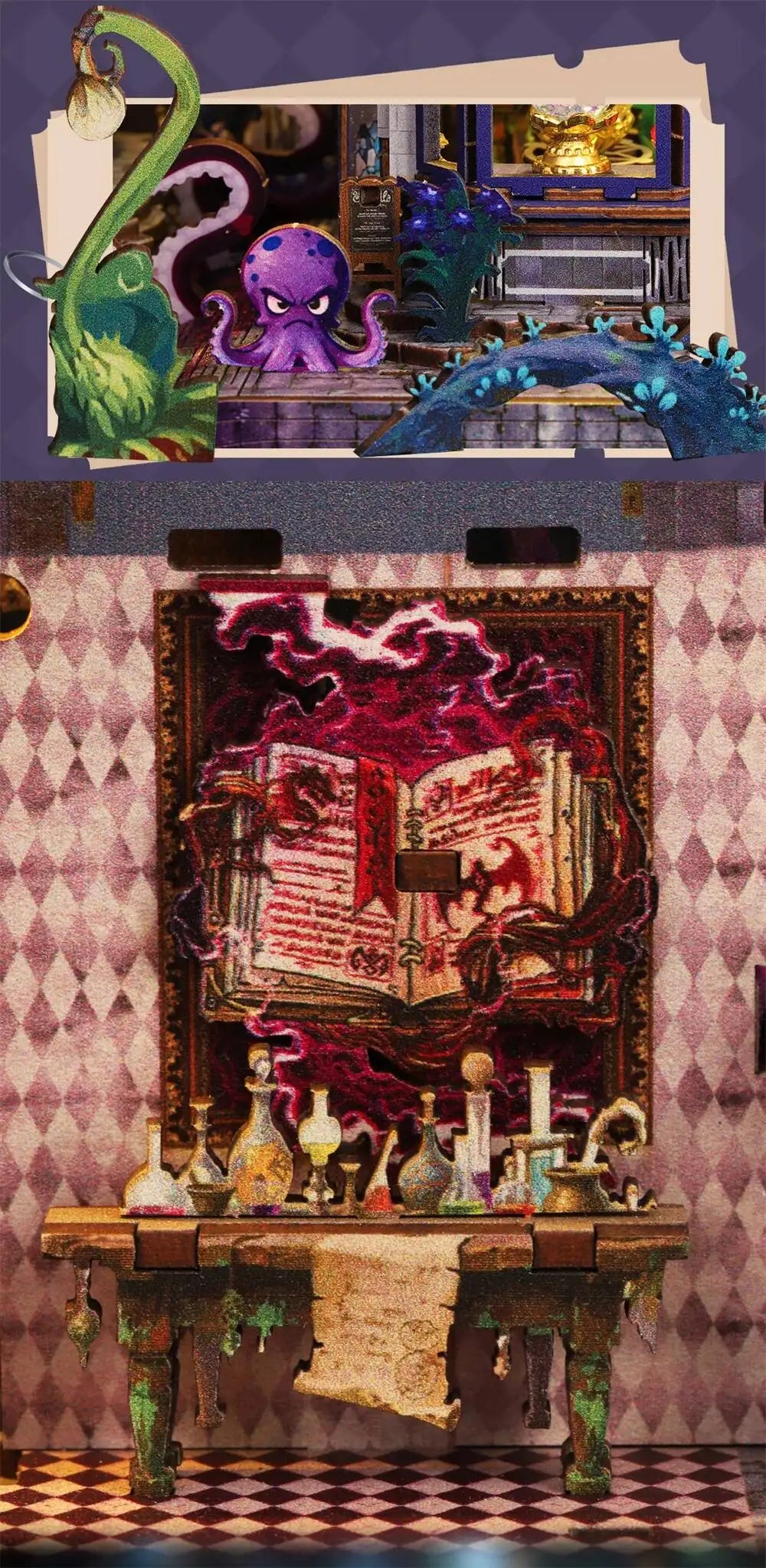 Wooden Miniature House Kit – The Gate of Secret Realm