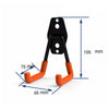 Heavy-Duty Wall Mount Metal Hooks for Garage and Workshop Storage
