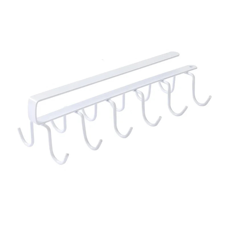 Wall-Mounted Hat Rack with 6 Hooks