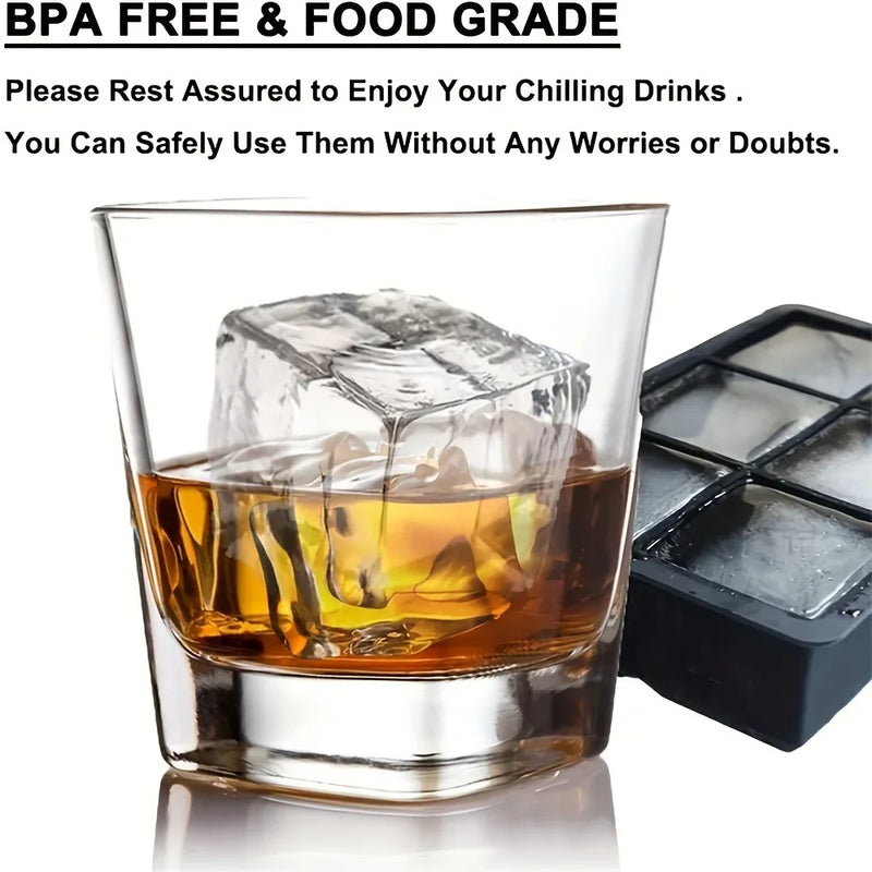 6-Grid Silicone Ice Cube Mold
