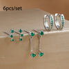 Dainty Square Hoop Earrings Set