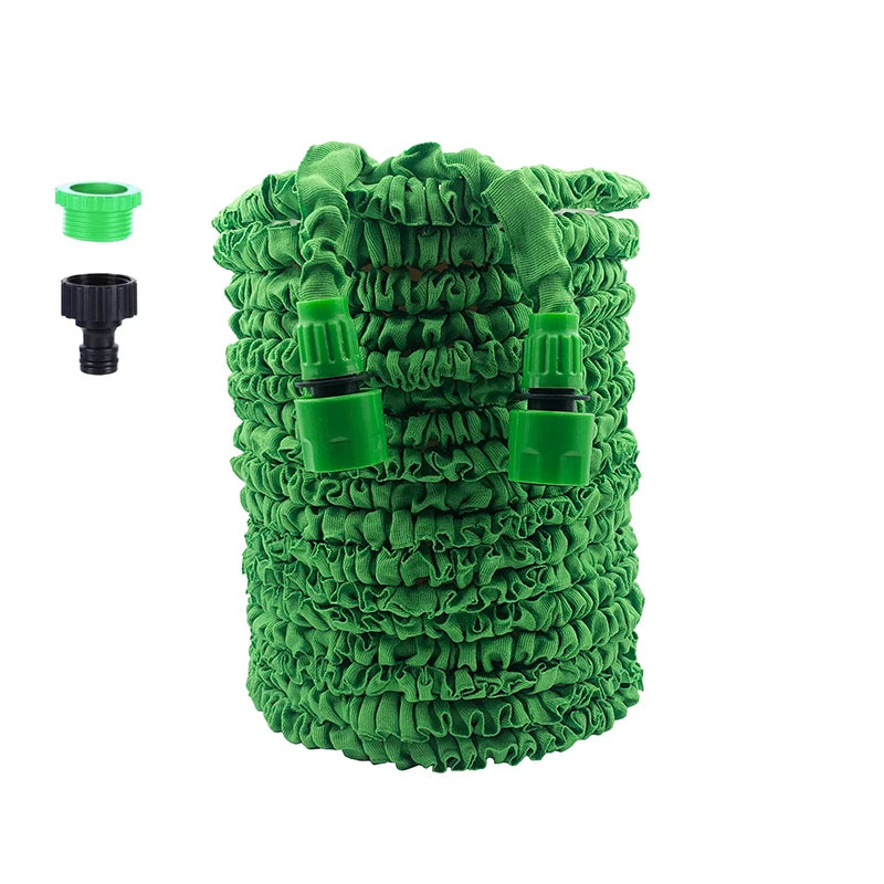 Expandable Garden Hose with High-Pressure Spray