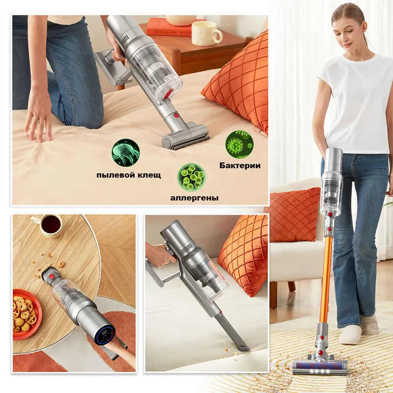 Cordless Stick Vacuum with Smart Dust Sensor