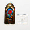 Acrylic Rose Gothic Arch Bookend for Bookshelf Decor