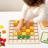 Wooden Shape & Color Mosaic Puzzle Set for Kids