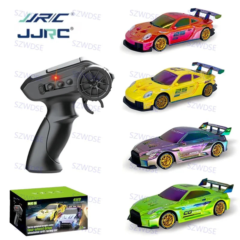 Mini Coche RC de Deriva con Luces LED