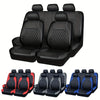 Premium PU Leather Car Seat Cover Set – Full Protection for Sedans, SUVs & Trucks