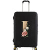 Elastic Luggage Cover with Gold Letter Design