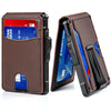 Slim RFID-Blocking Wallet with Money Clip and ID Window
