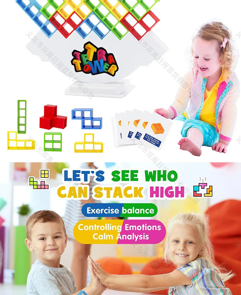 Dinosaur Stacking Blocks Balance Game