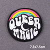Encouraging Embroidery Iron-On Patches for Clothing and Accessories