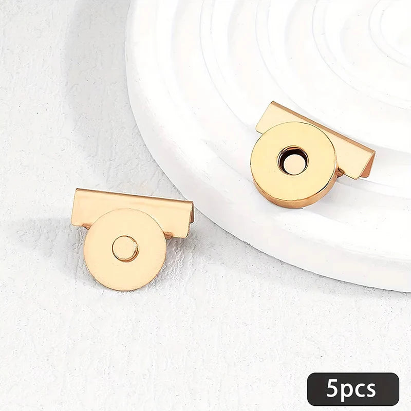 Metal Magnetic Snap Buttons for Sewing & Crafts (5 Pairs)