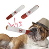 Squeaky Cigar-Shaped Plush Dog Toy