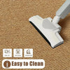 Minimalist Faux Sisal Jute Rug with Anti-Slip Backing