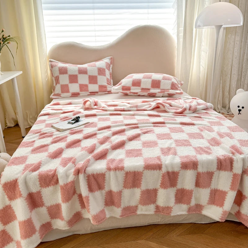 Panda Flannel Throw Blanket - Soft Plush Cover for Couch, Bed & Travel