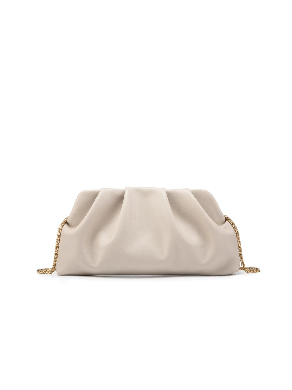 Elegant Chain Shoulder Bag with Crystal Accents