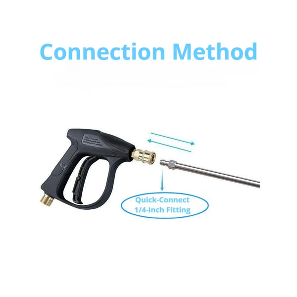 Stainless Steel Pressure Washer Extension Wand with Quick Connect