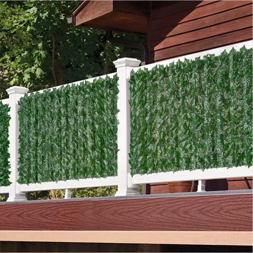 Artificial Ivy Hedge Fence Panels