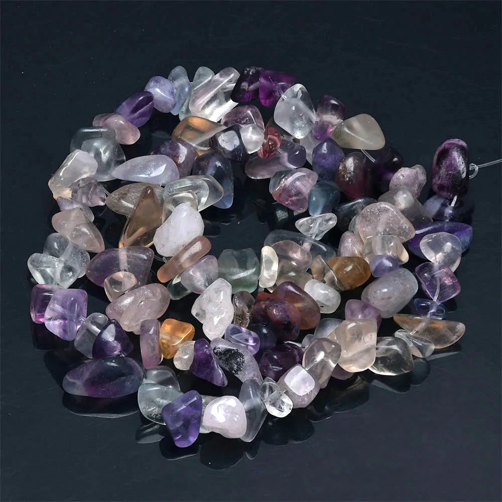Natural Stone Beads Strand for Jewelry Making – Irregular Crystal Agate Chips