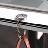 Portable Metal Purse Hook for Tables and Counters
