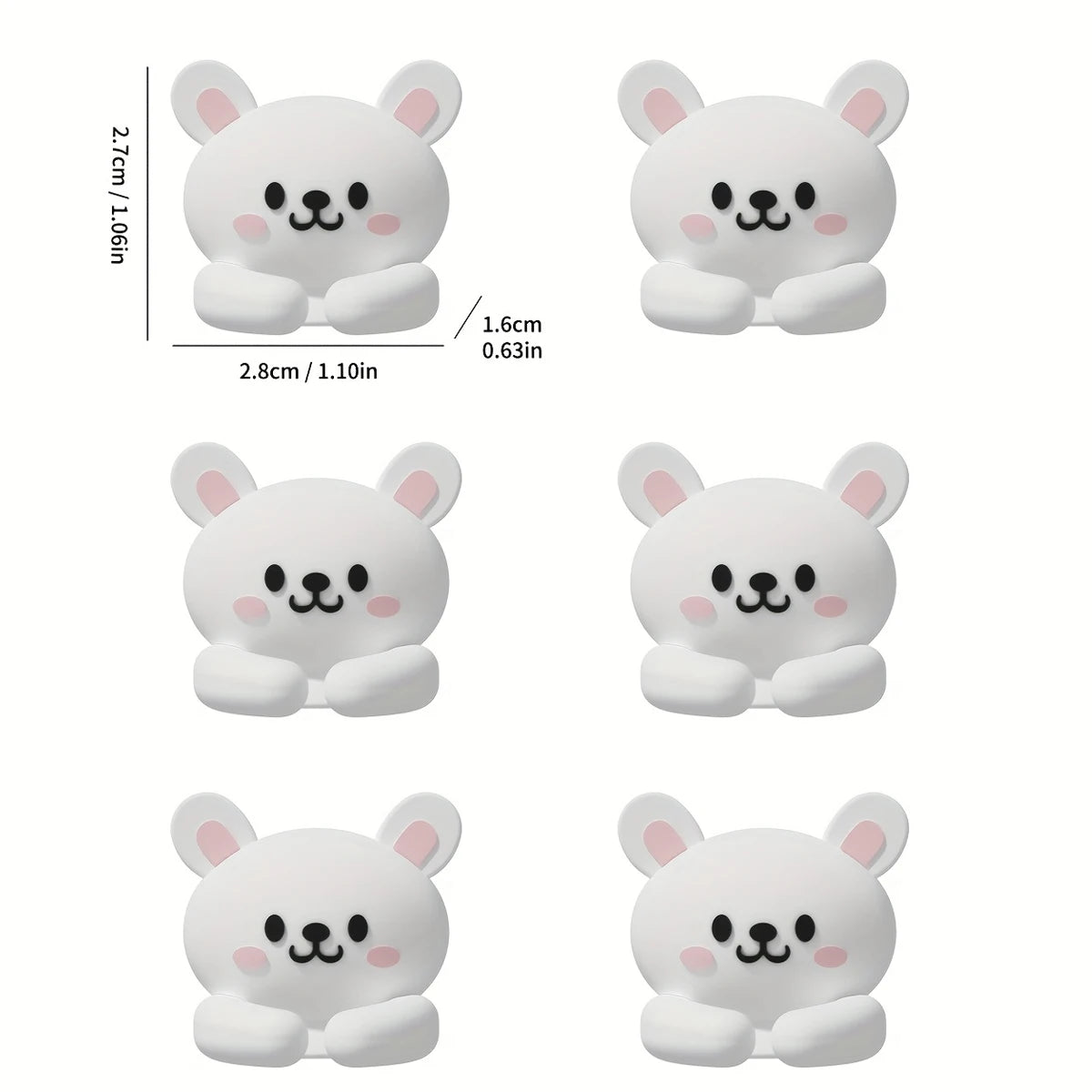 Adorable Cartoon Cable Organizer Clips