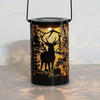 Solar Deer Garden Lantern with Forest Projection