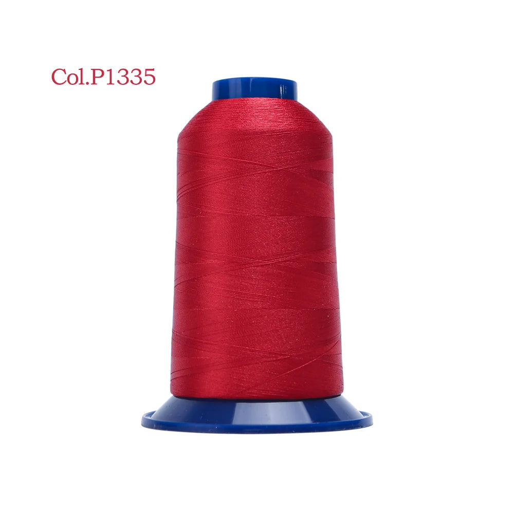 High-Tenacity Polyester Embroidery Thread (120D/2, 40wt) for Home & Industrial Machines