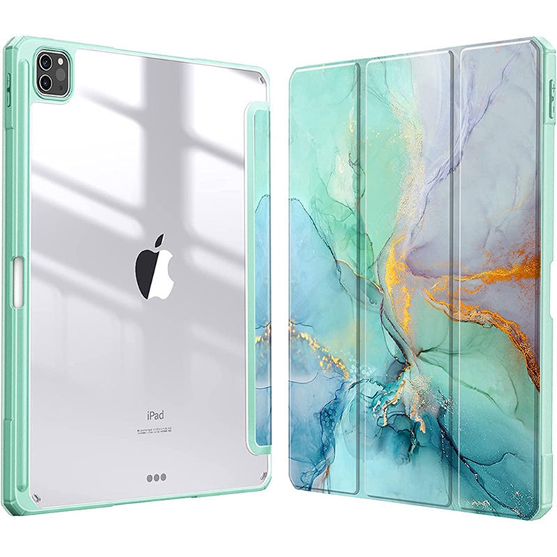 Slim Smart Cover Case for iPad with Pencil Holder