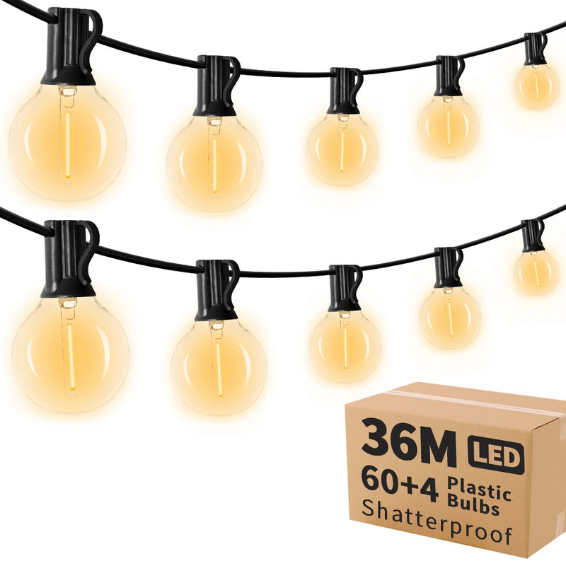 G40 Globe String Lights for Outdoor Use