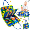 Montessori Busy Board – Dinosaur-Themed Sensory Learning Toy for Toddlers