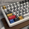 Comic Style Colorful Keycap Set – 136 Keys, Classic Minimalist Design